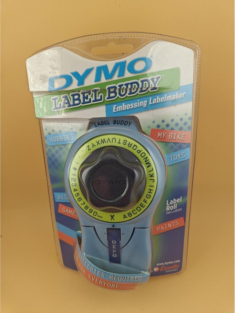 Dymo Label Buddy Embossing Label Maker 3/8 Tape New Sealed NOS 2003